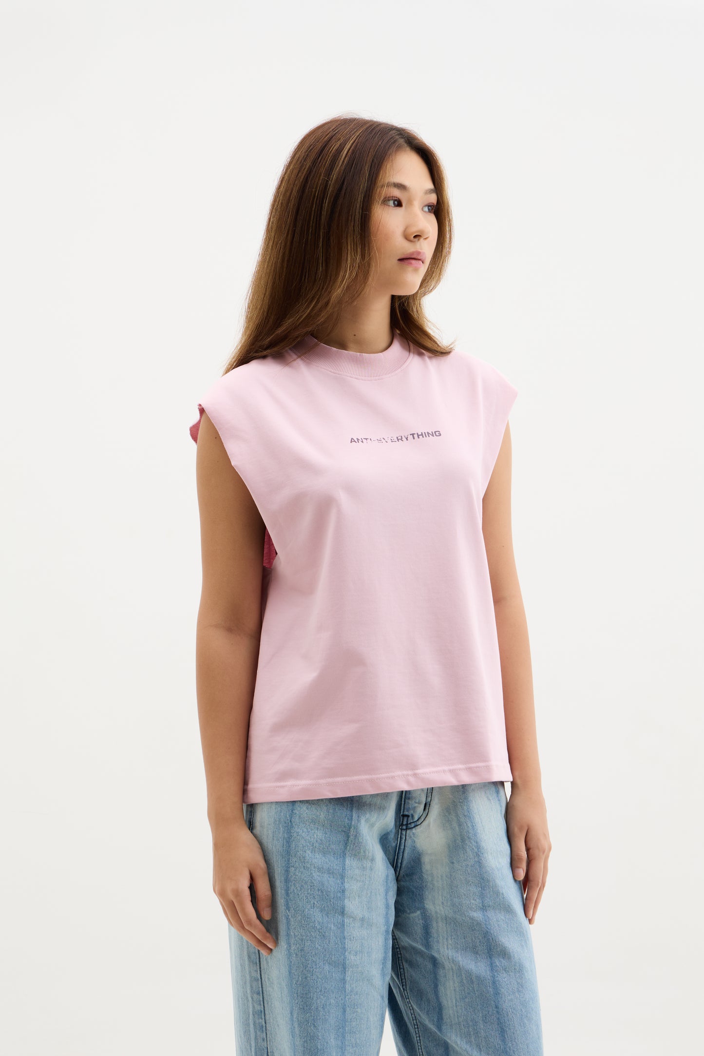 Anti-Everything Club Vest Pink
