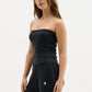 Black Wash Crop Tube