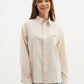 Off-White Linen-Cotton Shirt