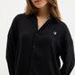 Black Raasta Striped Shirt