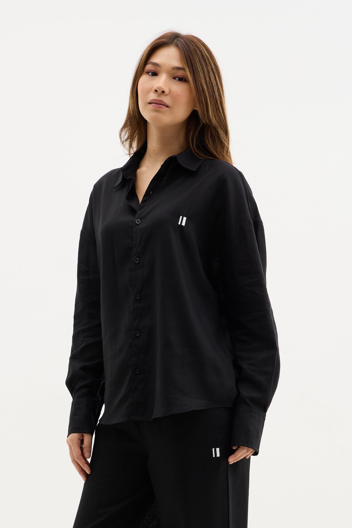 Black Linen Shirt
