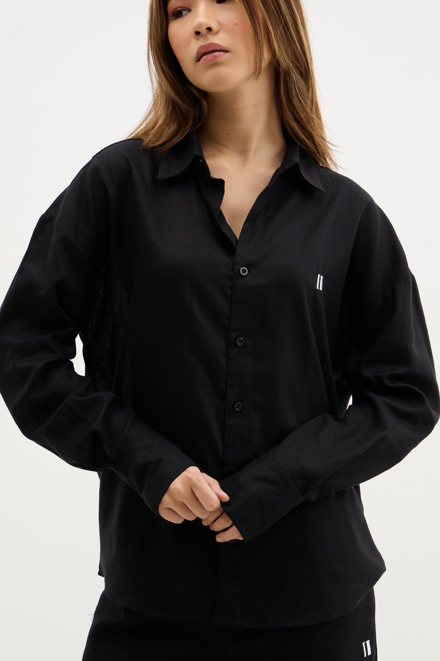 Black Linen Shirt