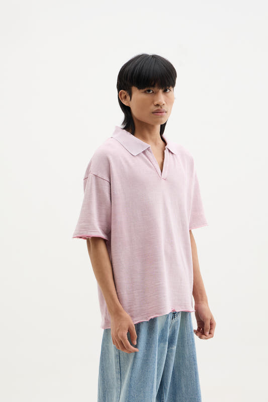 Light Pink Wash Polo