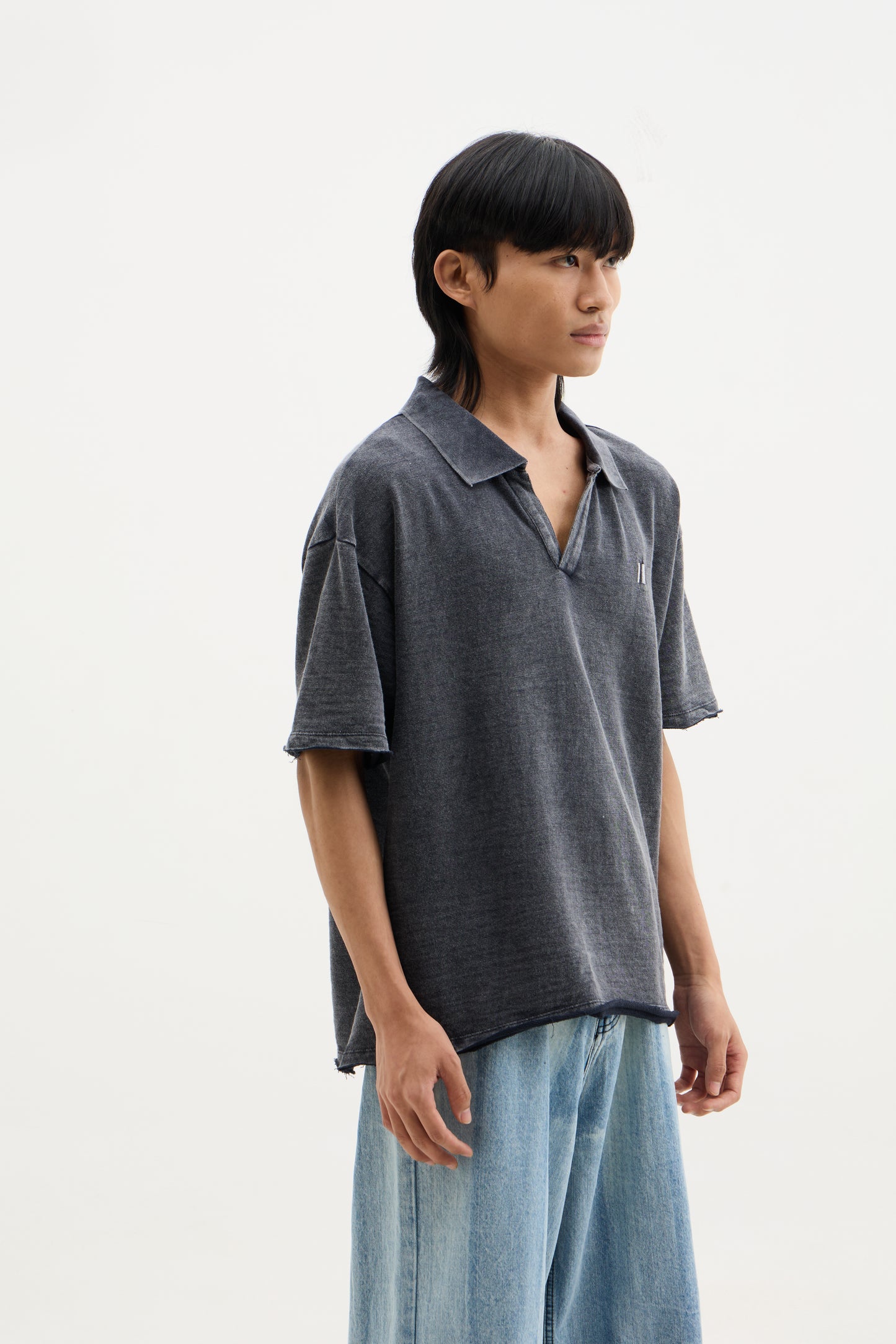 Charcoal Wash Polo