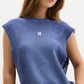 Blue Wash Waffle Vest