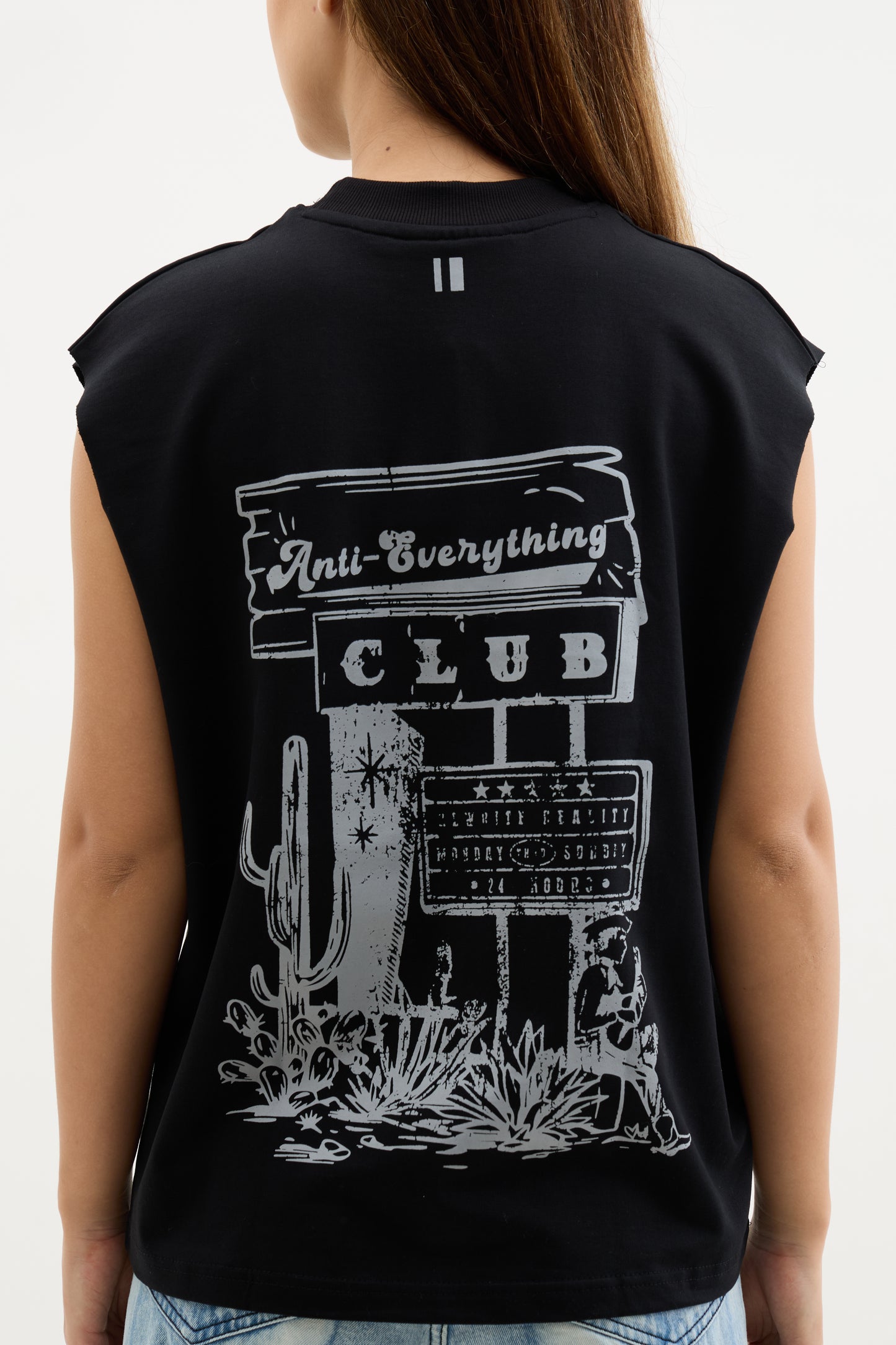 Anti-Everything Club Vest Black