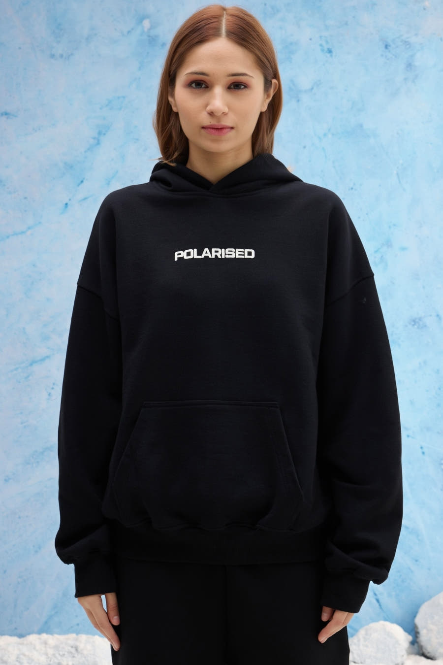 Polarised Hoodie Black
