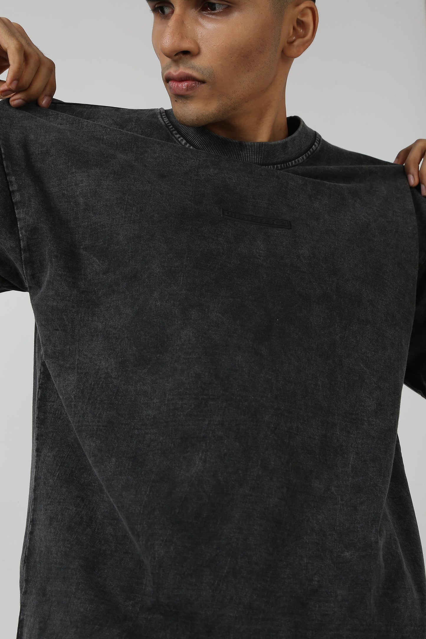 Chapter2Drip Black washed t-shirt — view 3