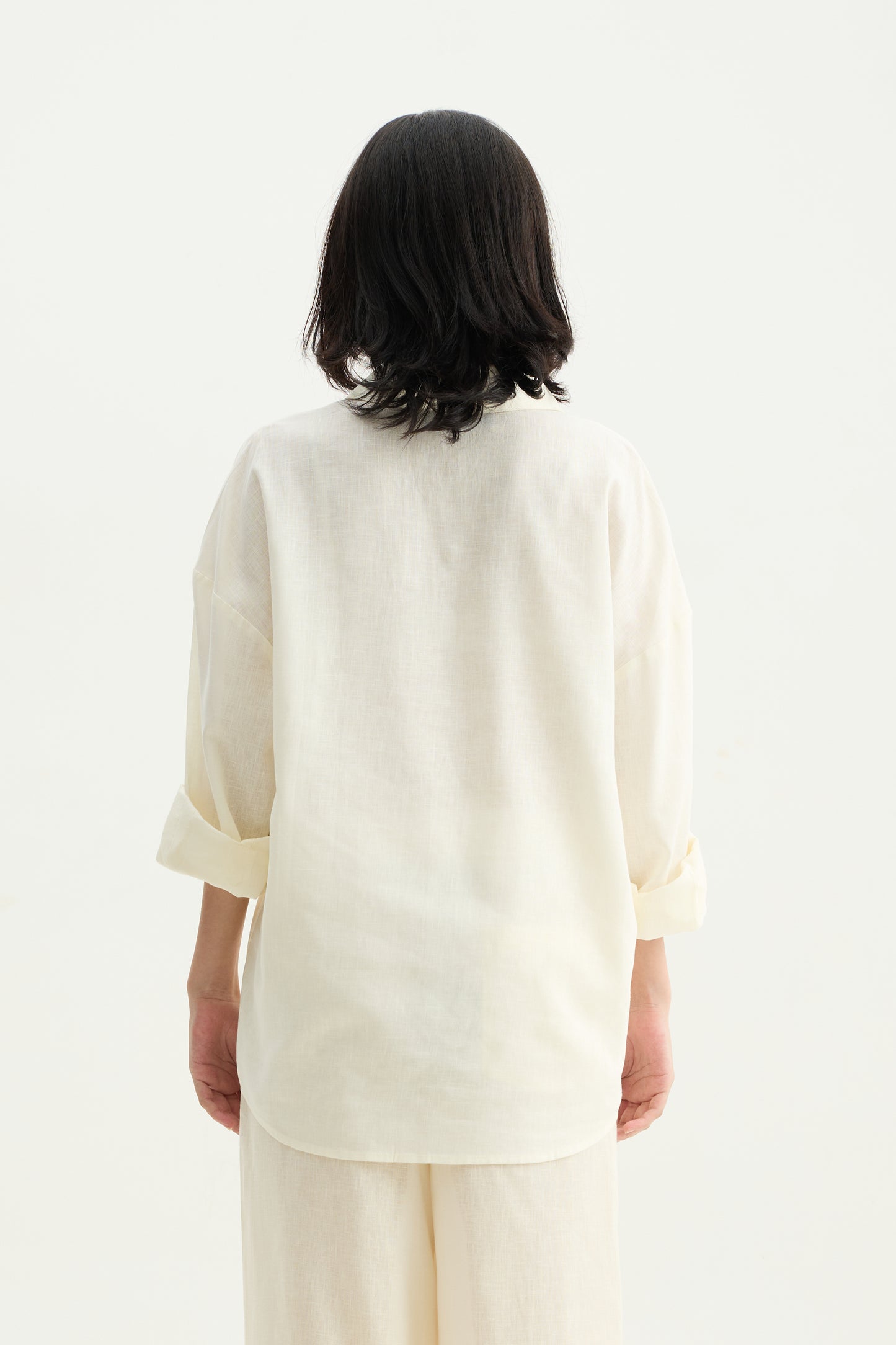 Linen Shirt Butter Yellow