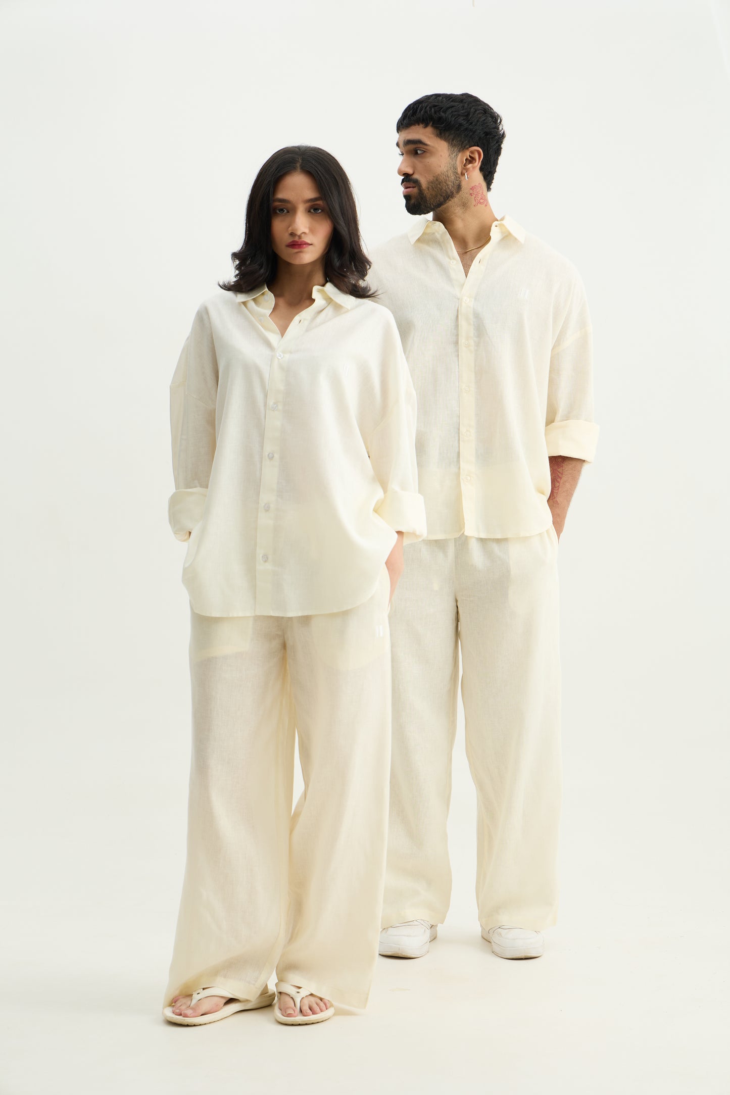 Linen Shirt Butter Yellow