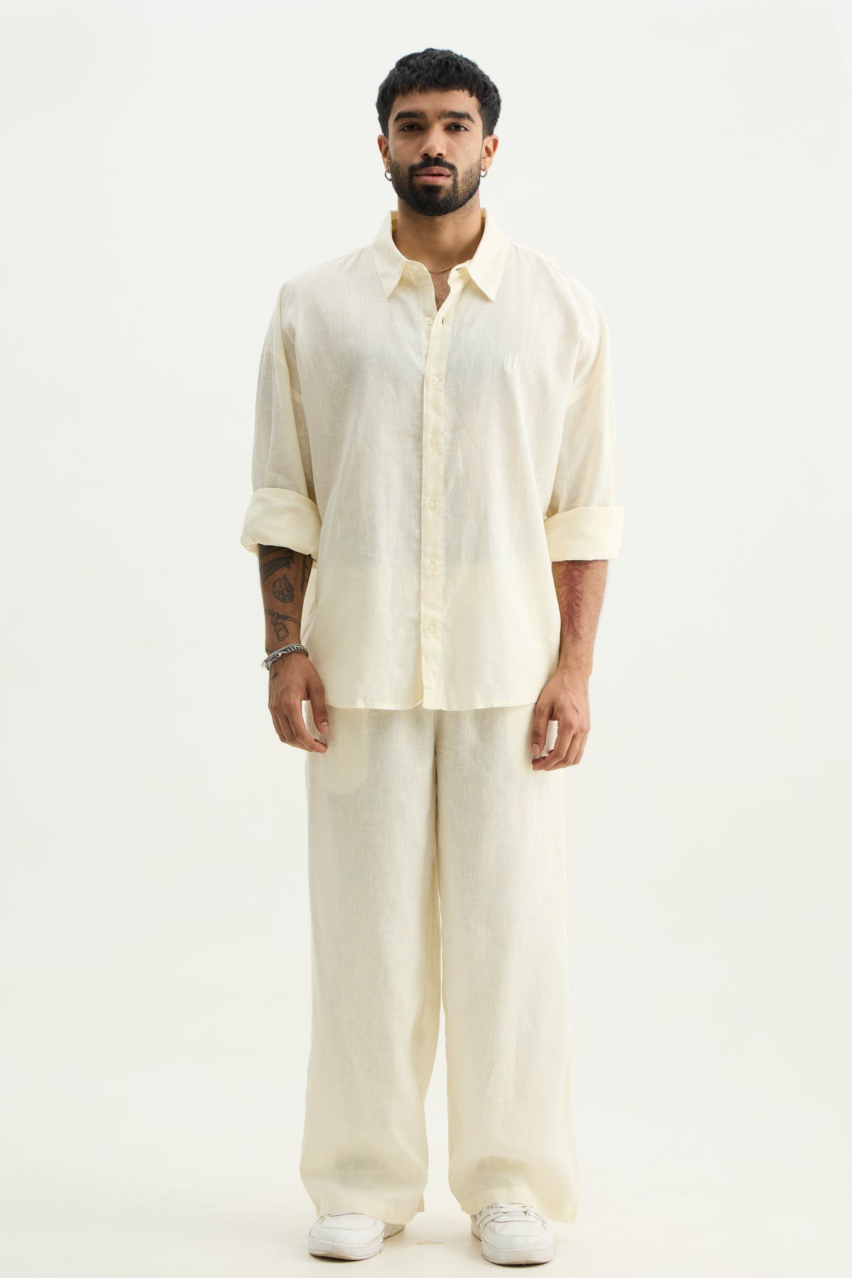 Butter Yellow Linen Co-Ord Set
