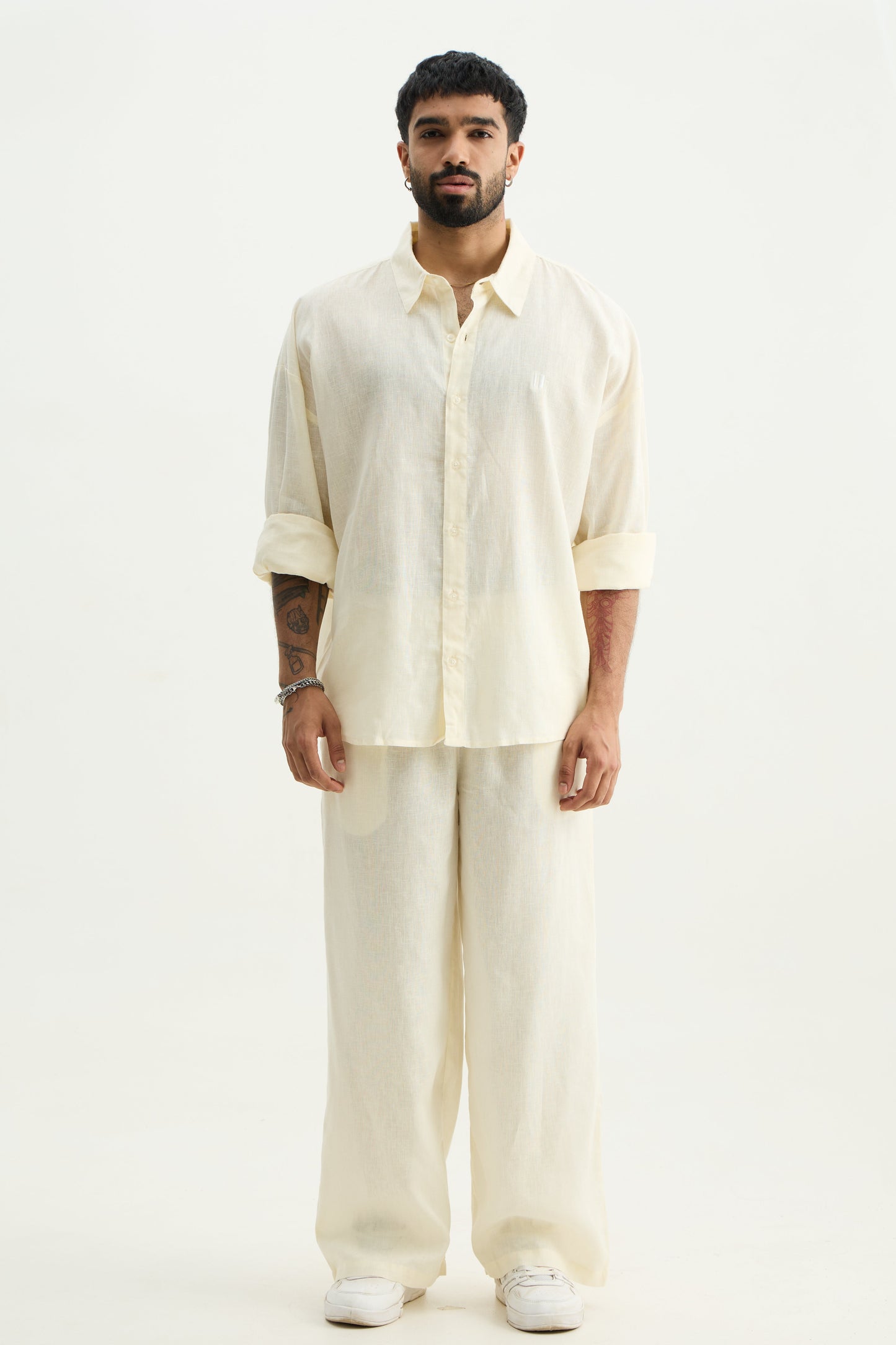 Butter Yellow Linen Co-Ord Set
