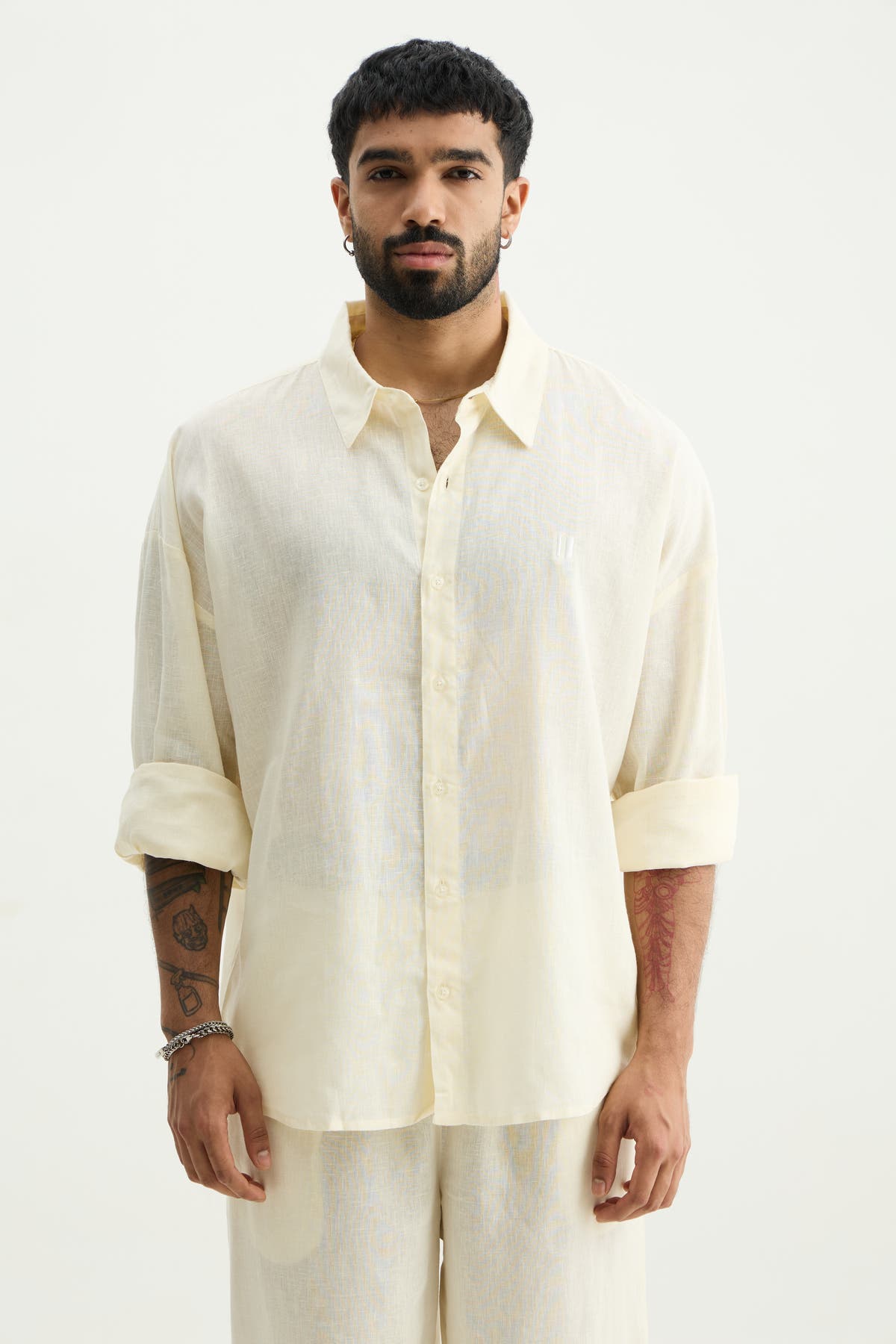 Linen Shirt Butter Yellow