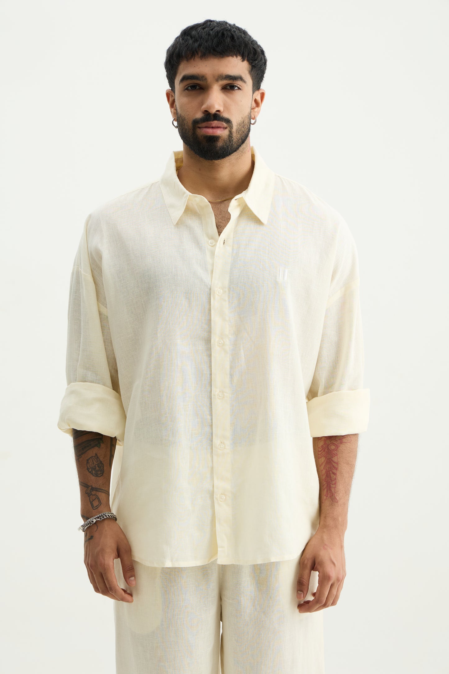 Linen Shirt Butter Yellow