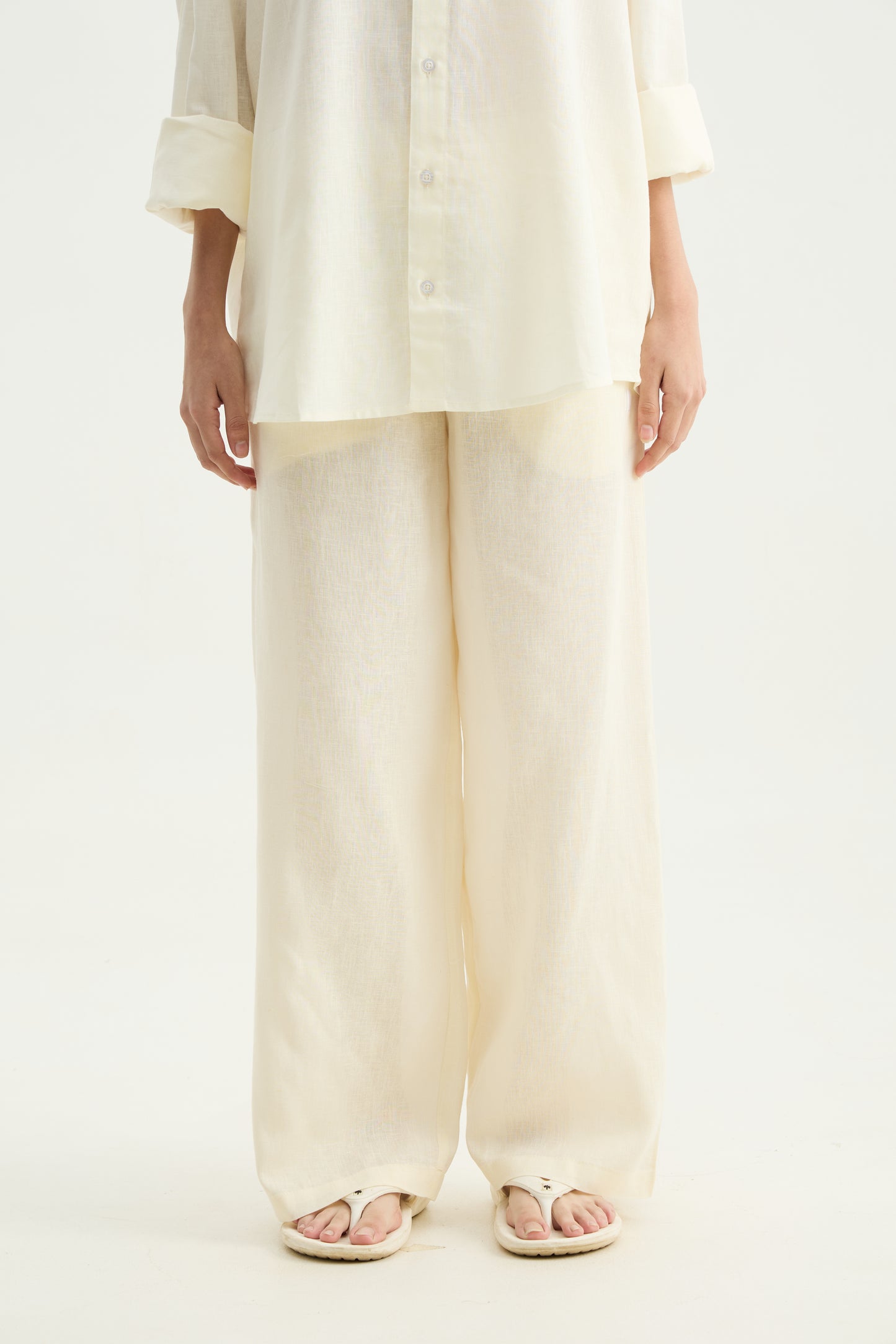 Linen Pants Butter Yellow