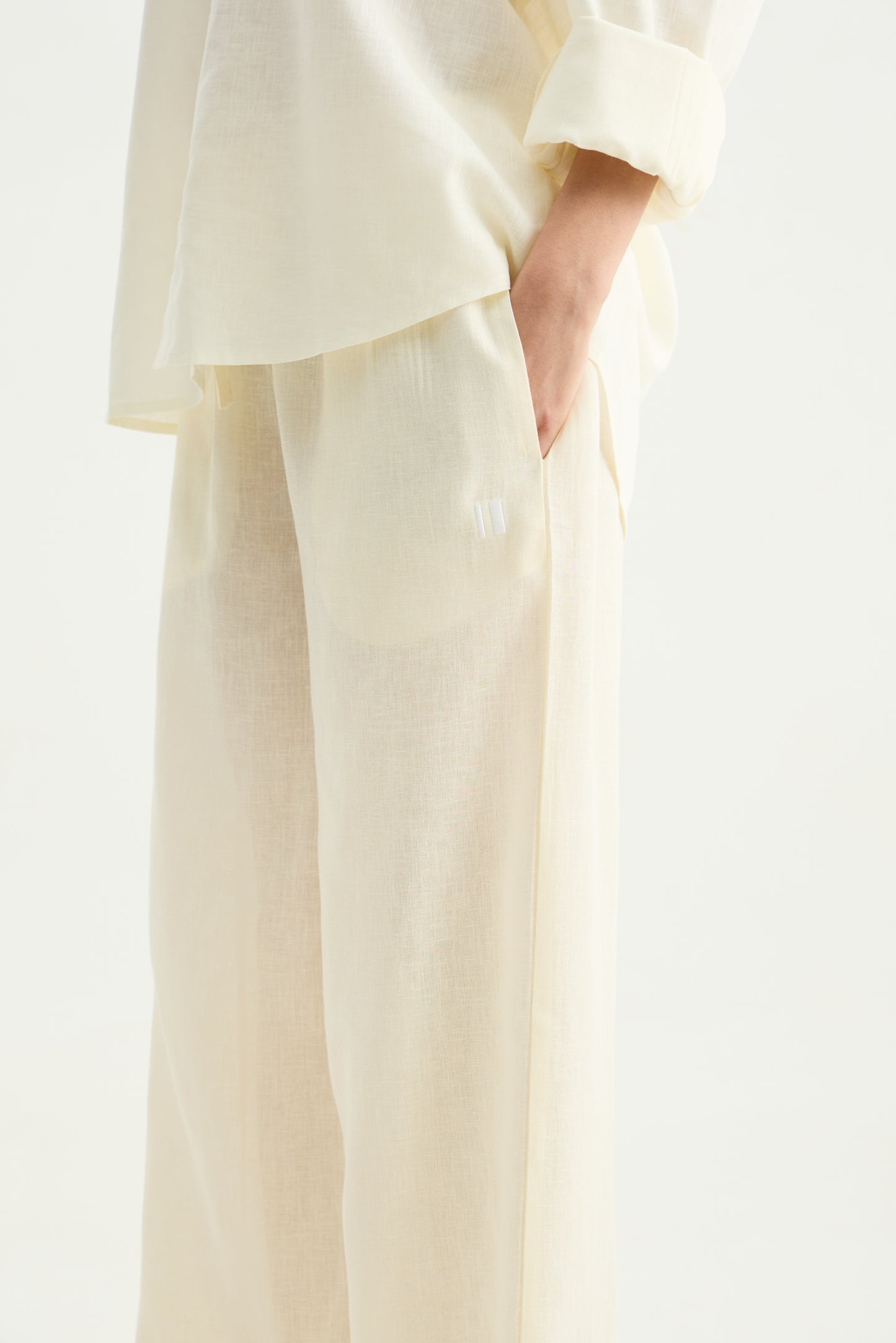 Butter Yellow Linen Co-Ord Set