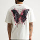 WHITE METAMORPHED BUTTERFLY T-SHIRT