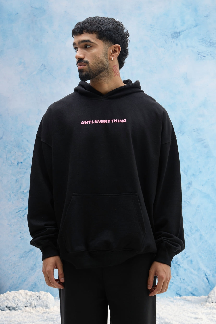 Anti Everything Hoodie Black