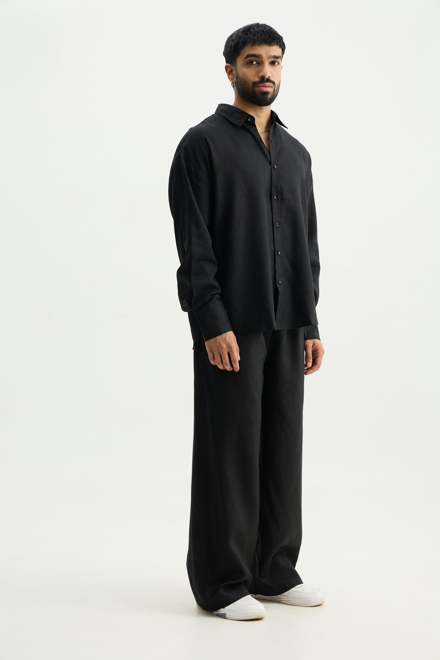 Black Linen Shirt