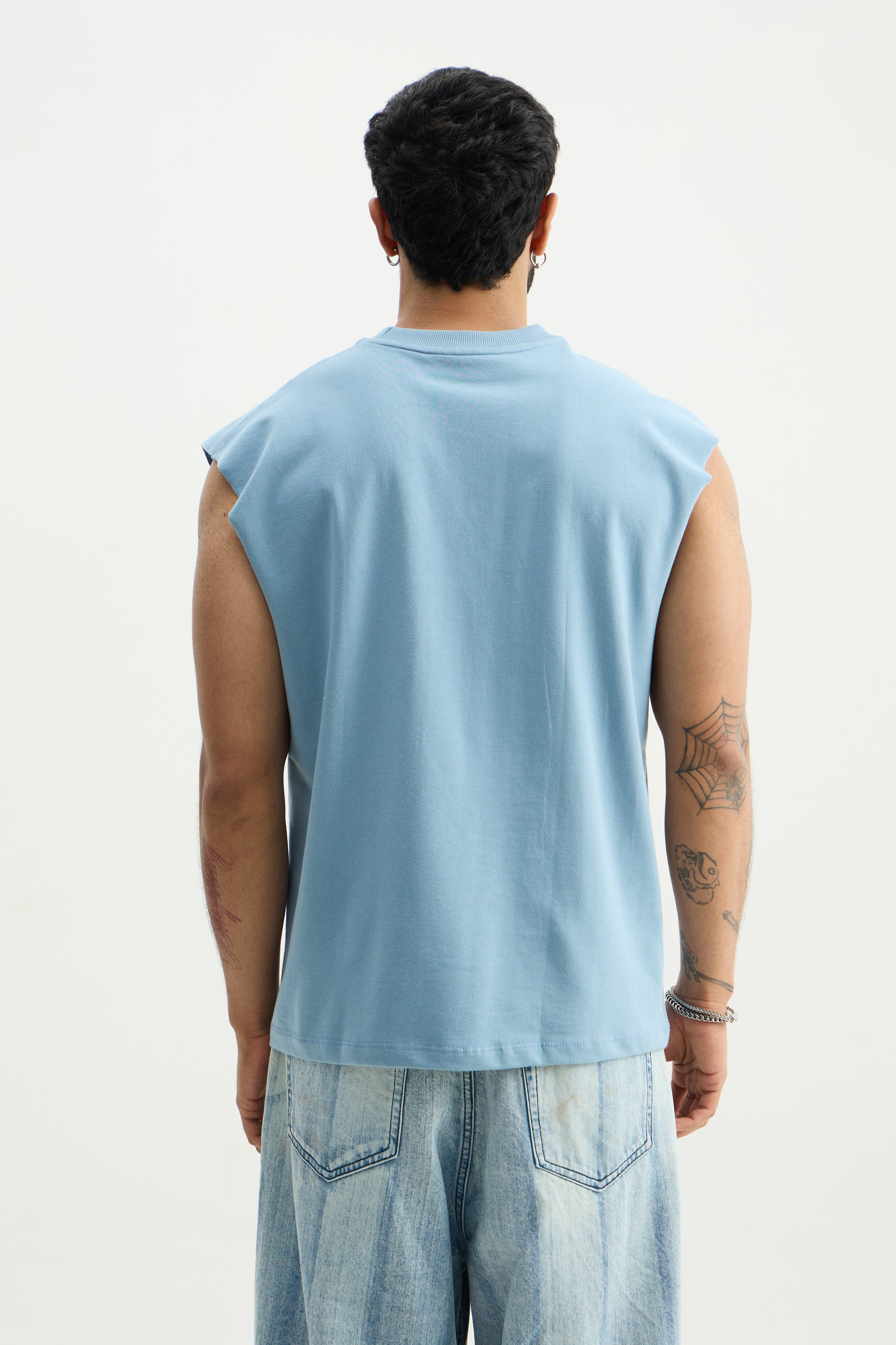 Chapter2Drip Blue solid vest — view 3