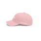 Pink wash denim cap