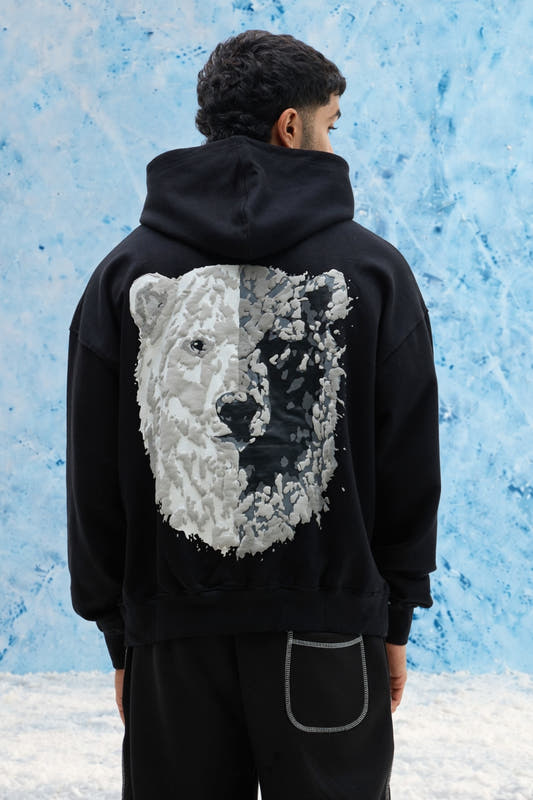Polarised Hoodie Black