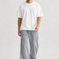 Grey Melange Baggy Joggers