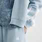 Pastel Blue Everyday Zipper Hoodie + Sweatpants Set