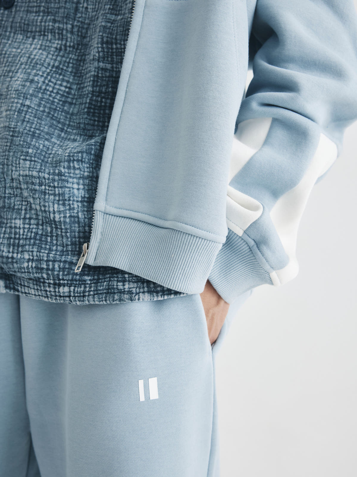 Chapter2Drip Pastel Blue everyday zipper hoodie
