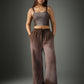 Chapter2Drip Brown spray-washed crop top — view 2