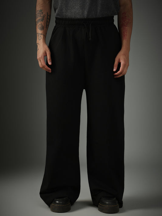 Chapter2Drip Black solid sweatpants — view 2
