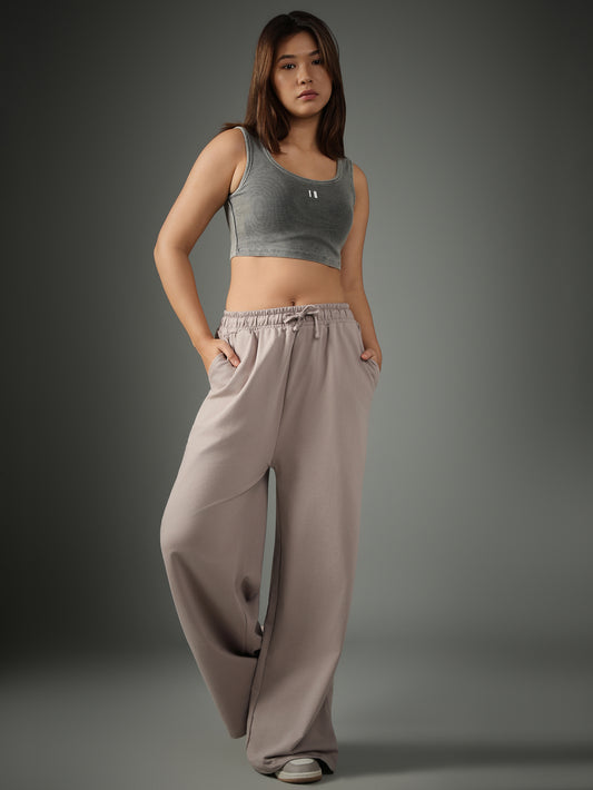 Chapter2Drip Beige solid sweatpants — view 2