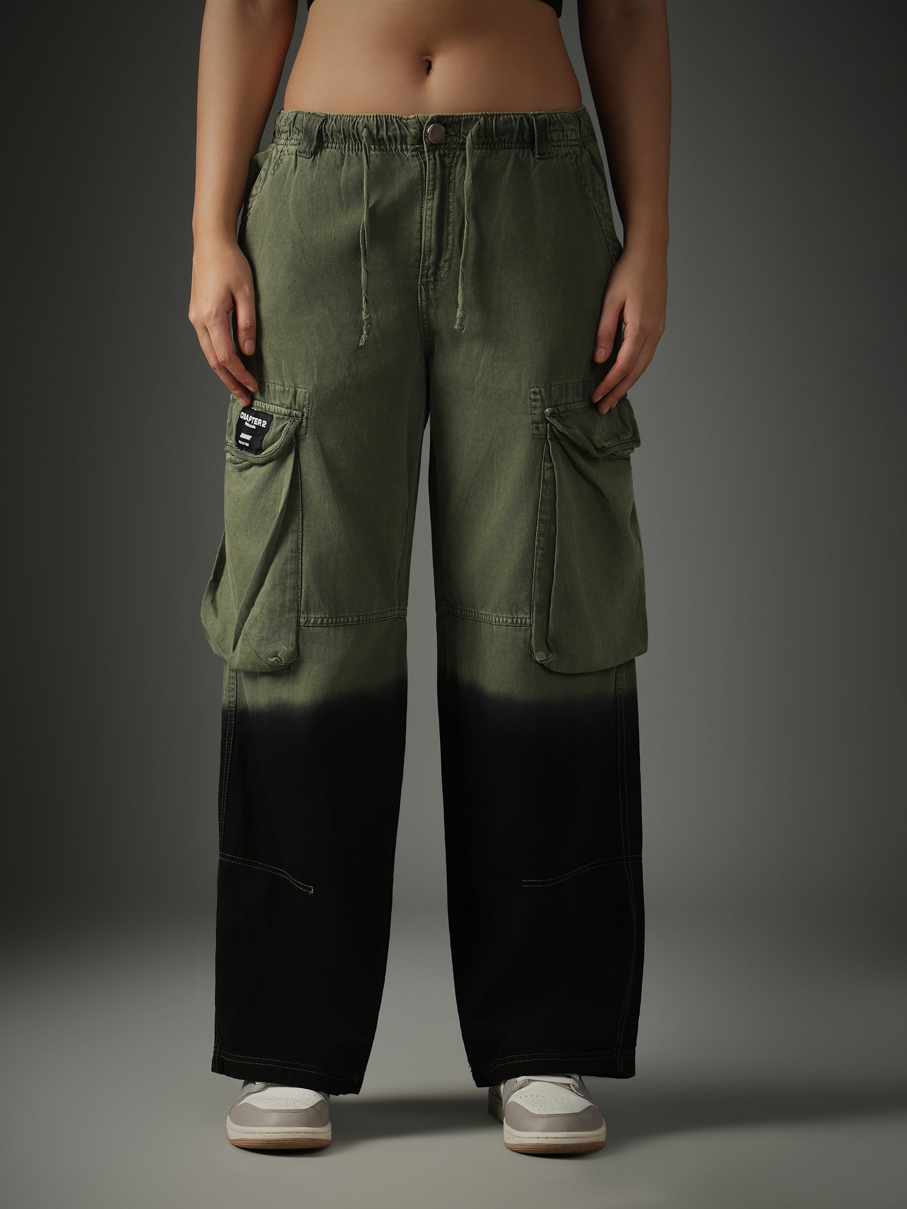 Chapter2Drip Olive Ombre cargo — view 3