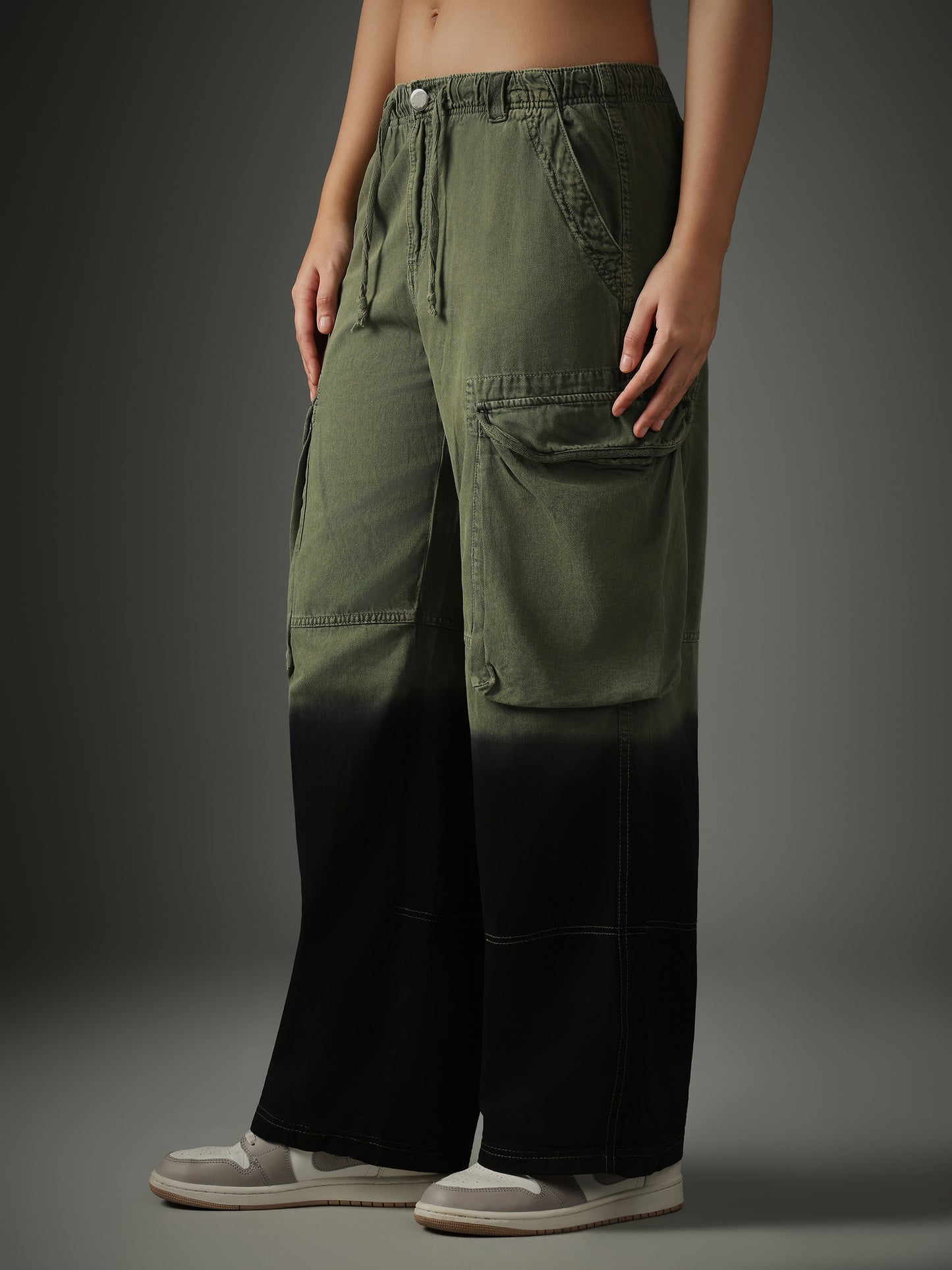 Chapter2Drip Olive Ombre cargo