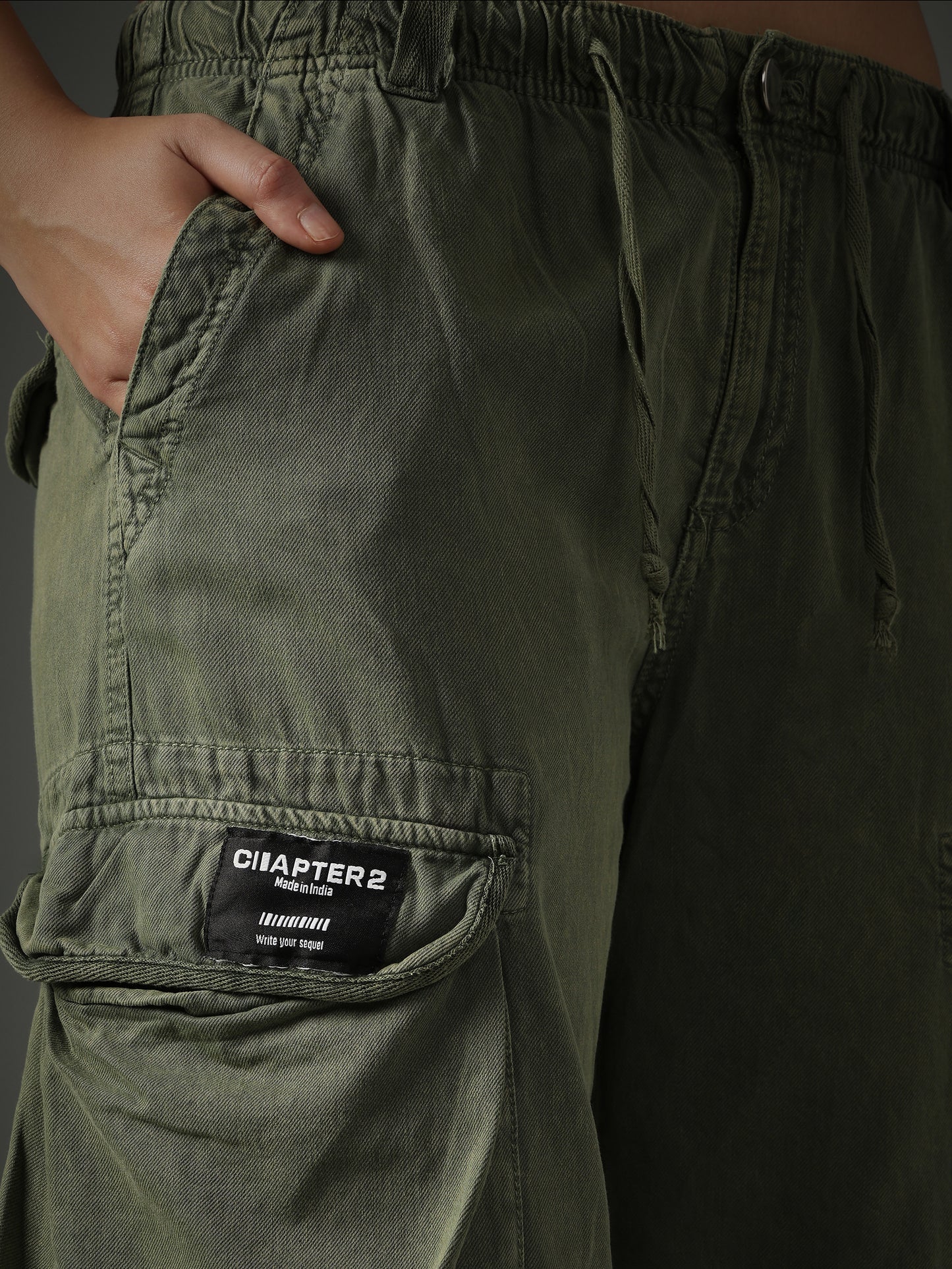 Chapter2Drip Olive Ombre cargo — view 6