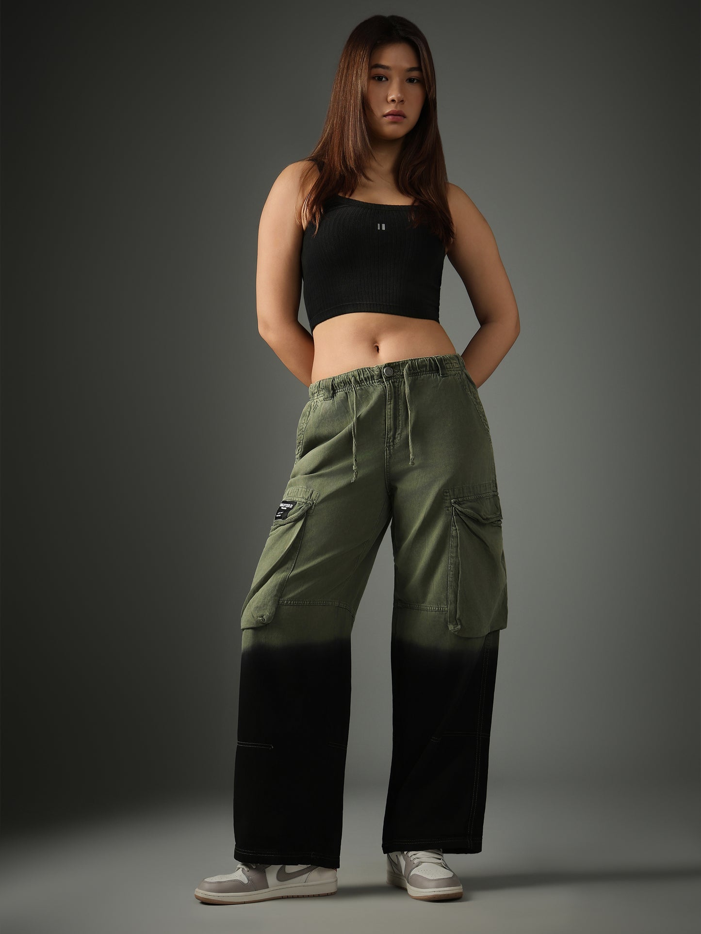 Chapter2Drip Olive Ombre cargo — view 2