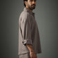 Chapter2Drip Crossknit Grey shirt — view 5