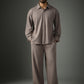 Cross Knit Grey Set