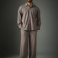 Cross Knit Grey Set