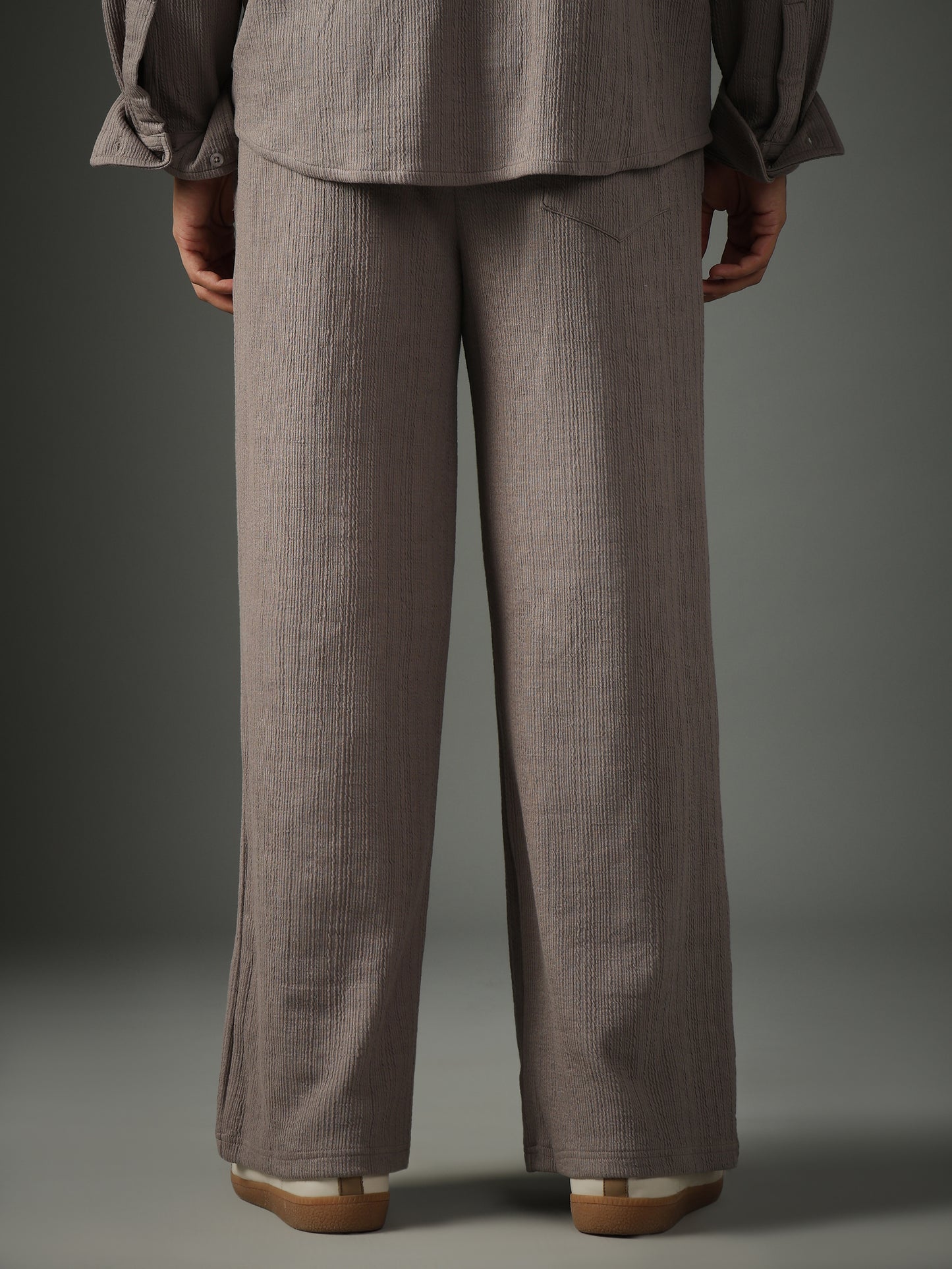 Crossknit Grey Pant