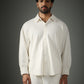 Chapter2Drip Crossknit White shirt
