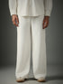 Chapter2Drip Crossknit White pants