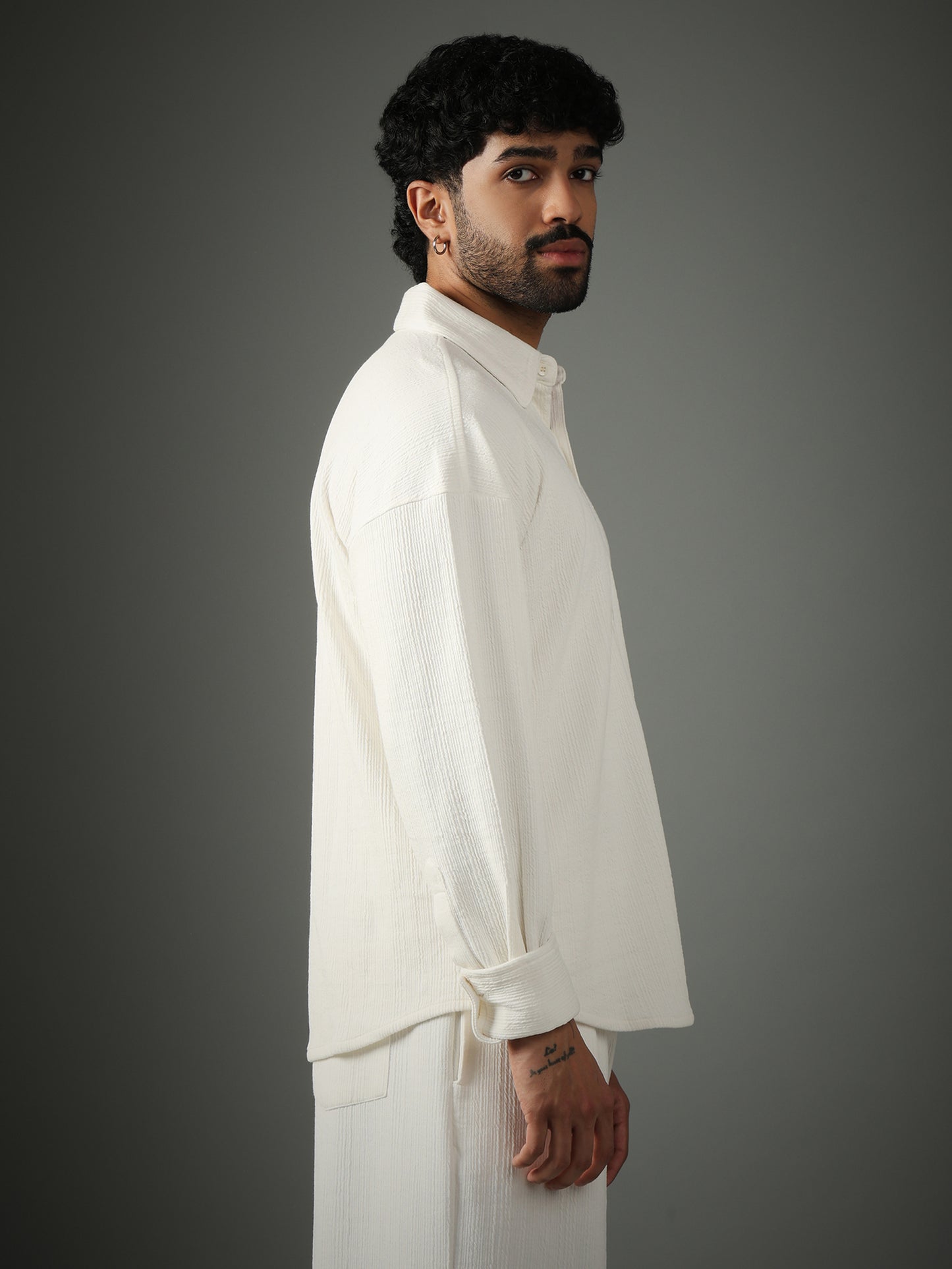 Chapter2Drip Crossknit White shirt — view 4