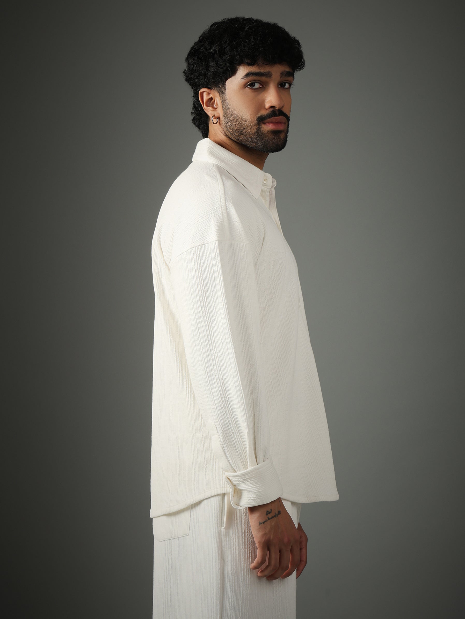 Chapter2Drip Crossknit White shirt — view 4