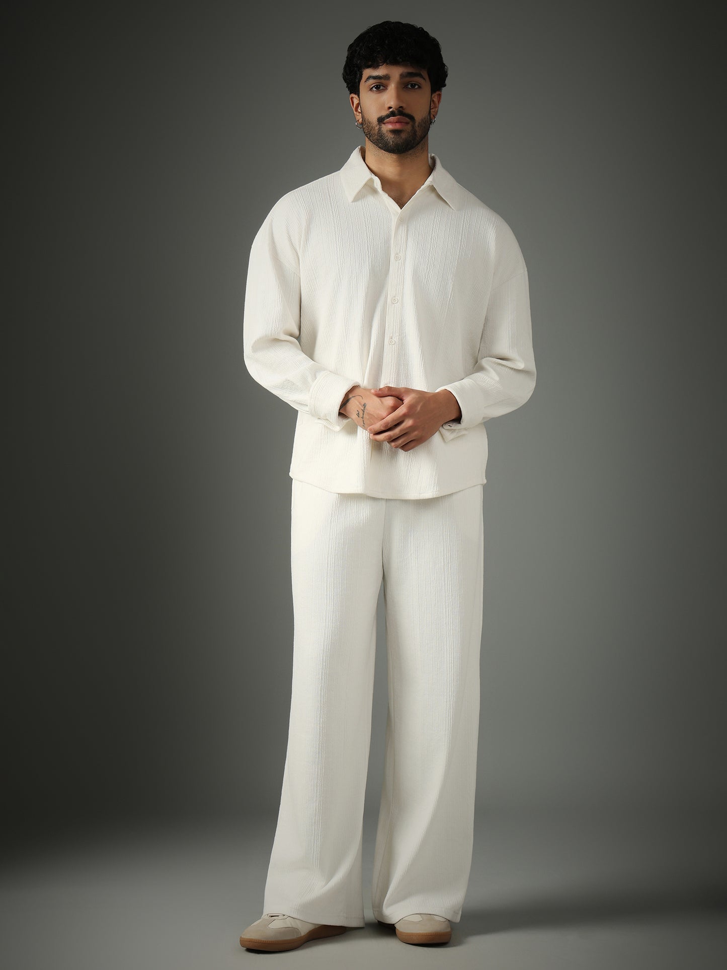 Chapter2Drip Crossknit White shirt — view 5