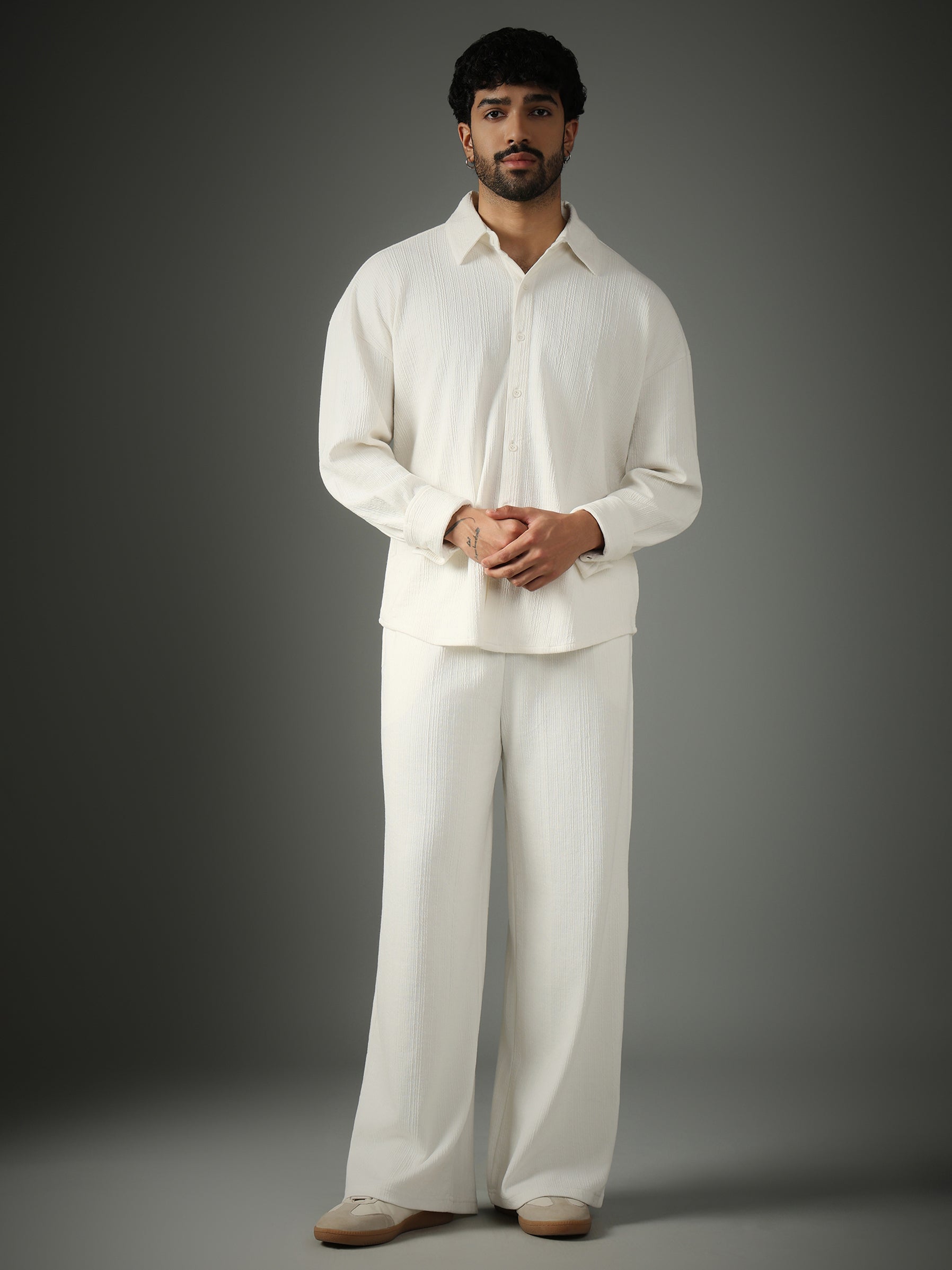 Chapter2Drip Crossknit White shirt — view 5