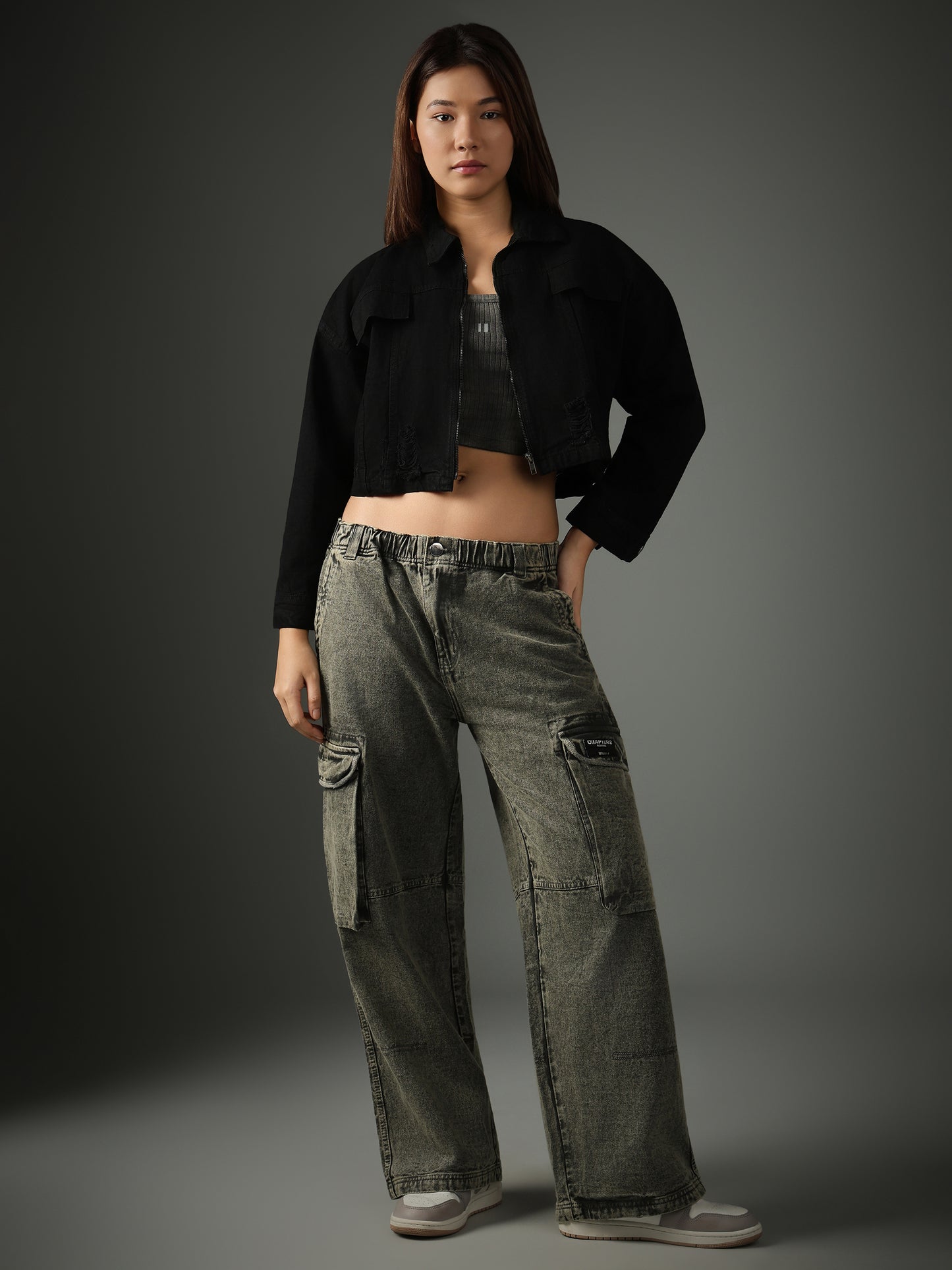 Black Cropped Jacket