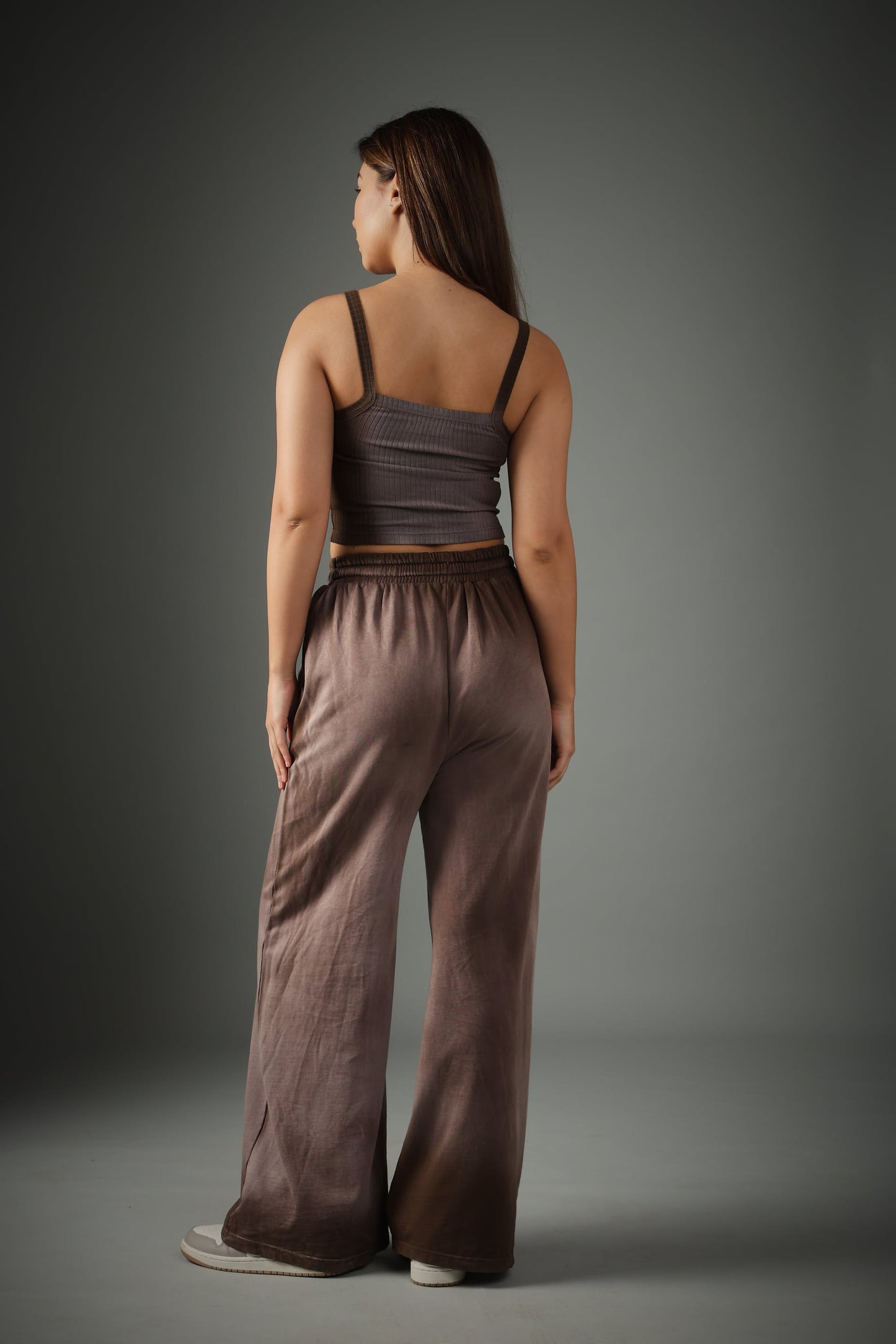 Spray Washed Brown Set