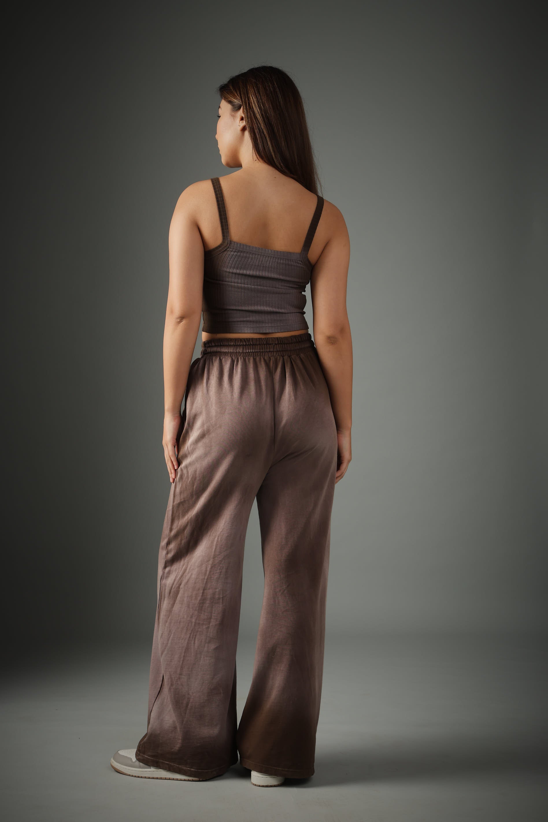 Spray Washed Brown Set