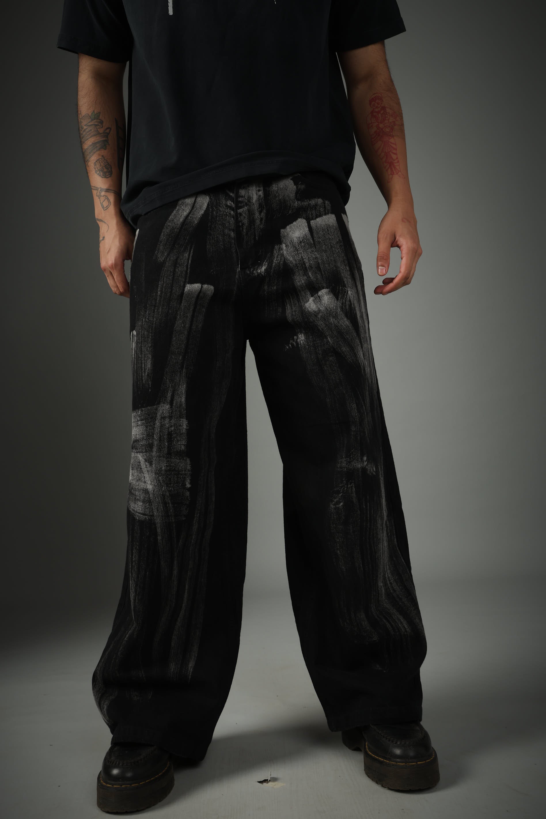 Brushed Baggy Denims